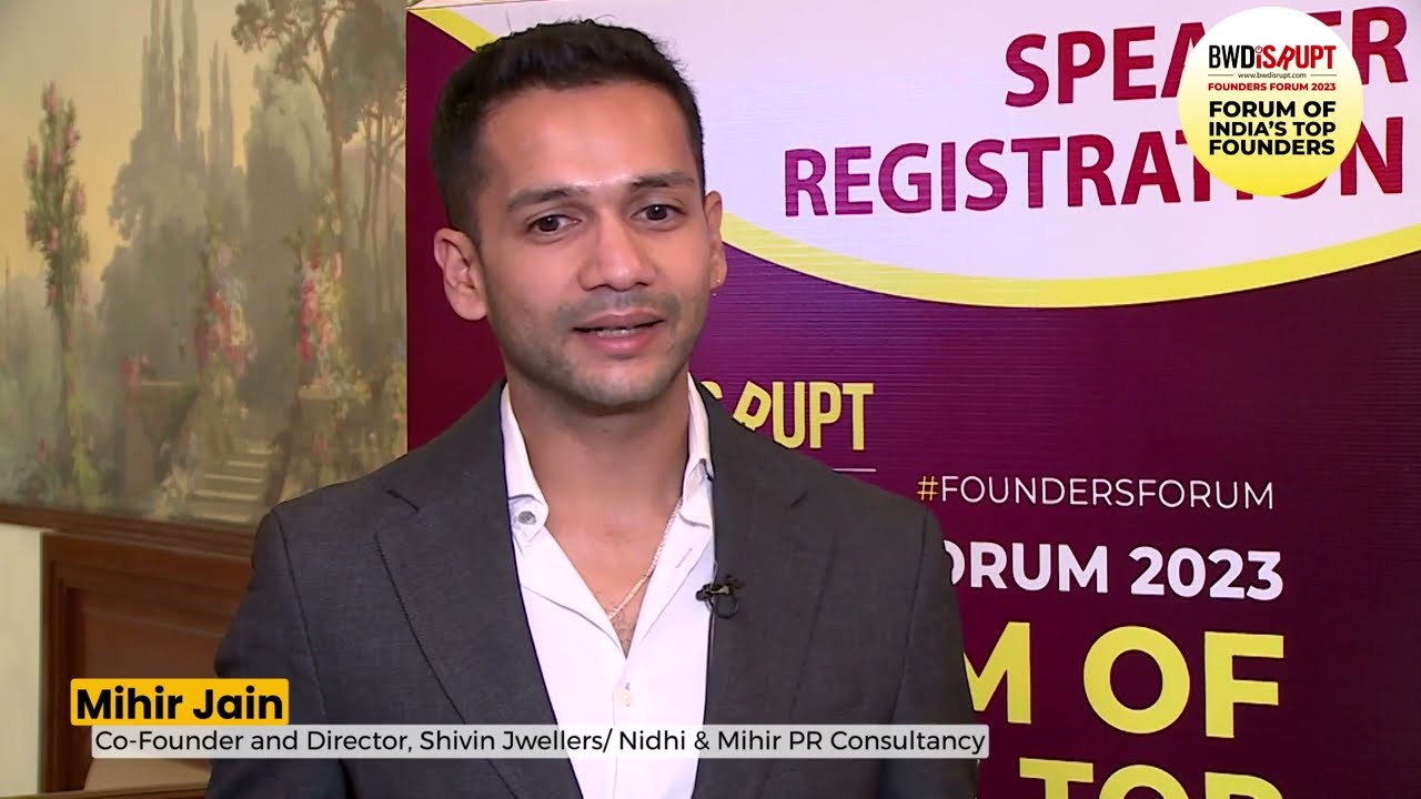 Mihir Jain, Shivin Jewellers | BW Disrupt 30 Under 30 Winner