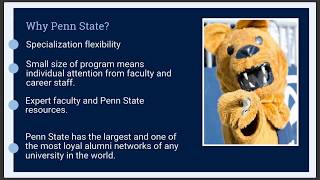 Penn State Master of Public Policy Degree Program Overview