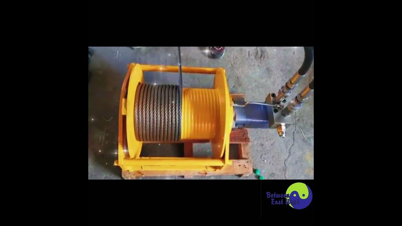 How Hydraulic Motor Works On The Hydraulic Winch YouTube