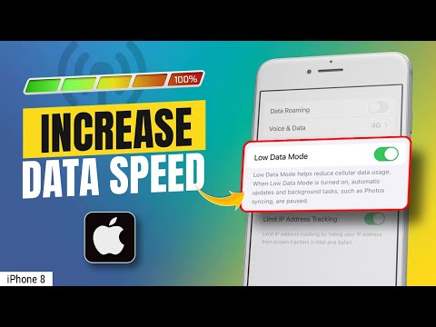 how to increase cellular data speed on iPhone 8 plus | Improve cellular data Speed on iPhone