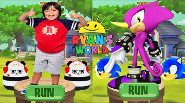 Tag with Ryan vs Sonic Dash - Espio Sonic New Character Update All Characters Unlocked All Costumes