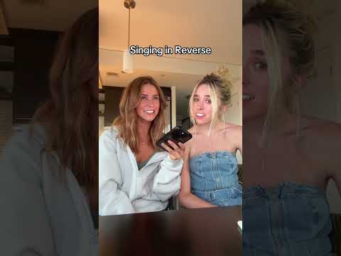 Singing in reverse #shorts