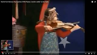 Rachel From Barneys Big Surprise 1998 Playing To Wiggly Trail On Her Fiddle For Everyone
