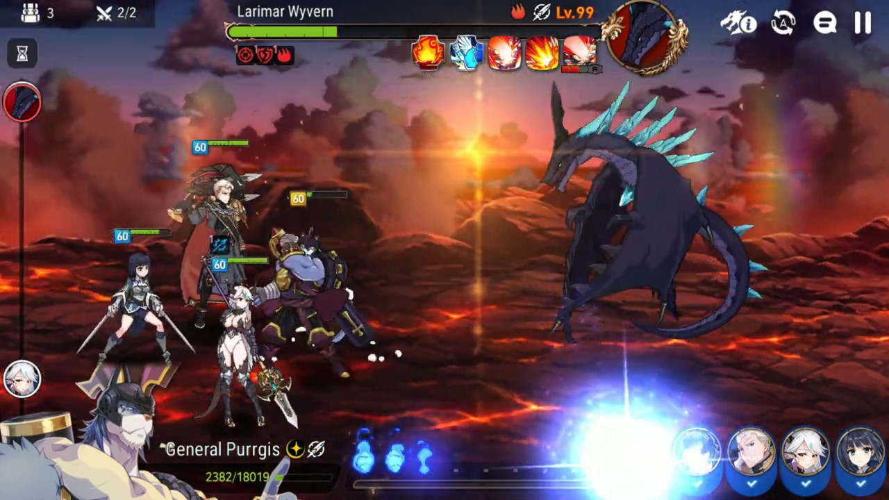 Epic Seven - Wyvern 13 w/ G. Purrgis Tank (older)