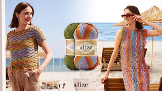 Літня сукня з Alize Diva & Diva Batik