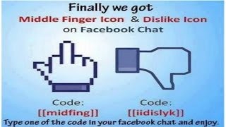 How to Add Middle Finger and Dislike Emoticon in Facebook Chat screenshot 2