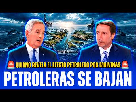 🚨🇦🇷QUIRNO REVELA EL PRIMER EFECTO DE LA ESTRATEGIA POR MALVINAS: PETROLERAS DIJERON QUE NO OPERARÁN