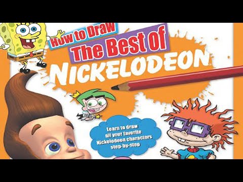 how to draw nickelodeon characters book
