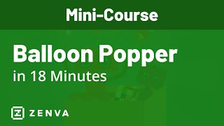 Python Turtle BALLOON POPPER Game in 20 Minutes