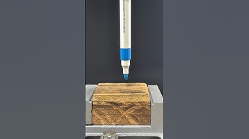 I tested friction using a pen #experiement #science #friction #asmr #tested #modernsciense #welding