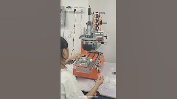 Desktop bottle jar cap cover lid top side labeling machine operation video