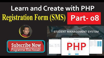 Student Management System | PHP Project | (SMS Part-08) | Elias Hossain | ইলিয়াছ হোসাইন | PHP Bangla