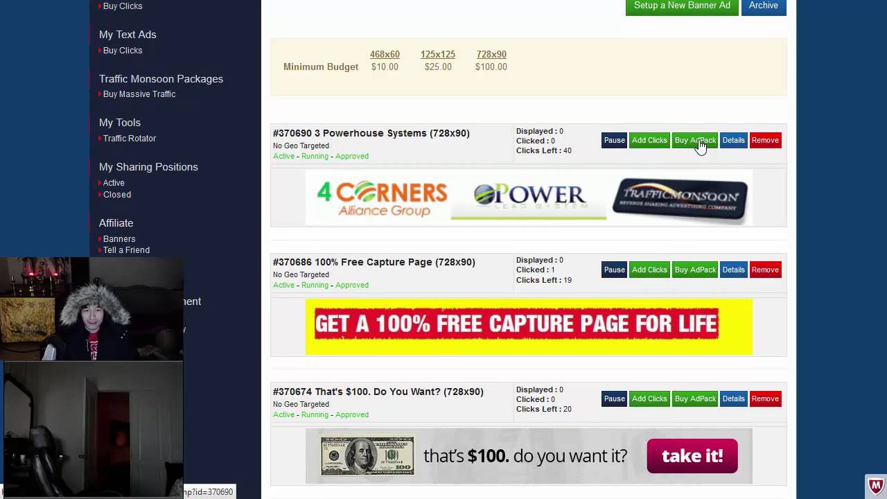 Day 6 Traffic Monsoon Case Study   Update 54 Ad packs