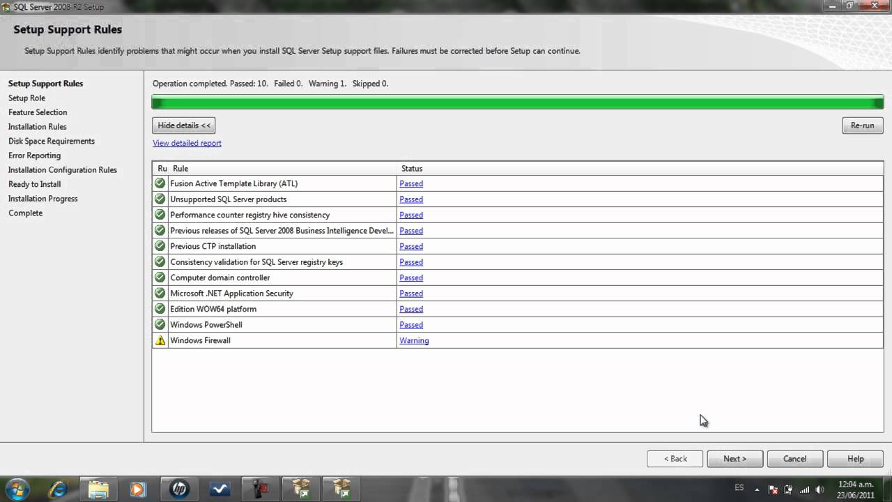 INSTALACION DE SQL SERVER 2008 R2 - YouTube