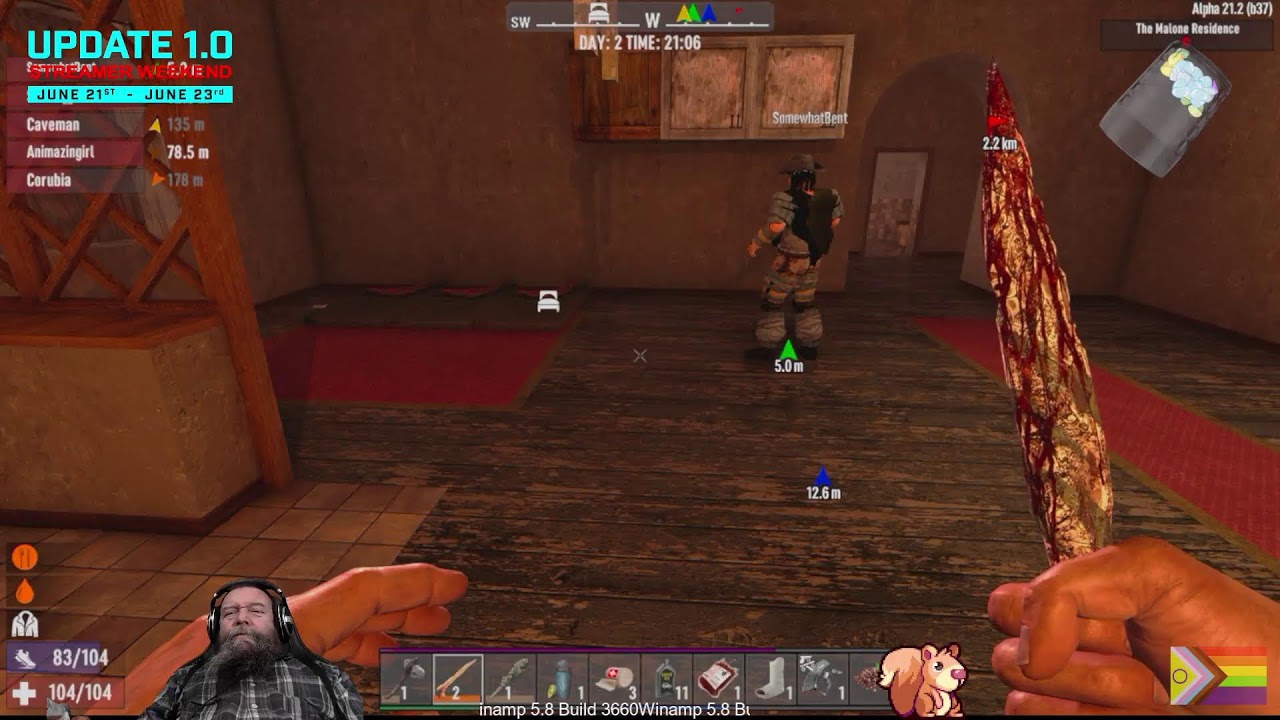 Streamer Weekend Confirmed June 21st   for 7DTD 1.0 -- Vanilla tonight 1.0