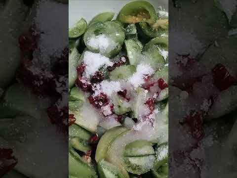 Закуска из зелёных