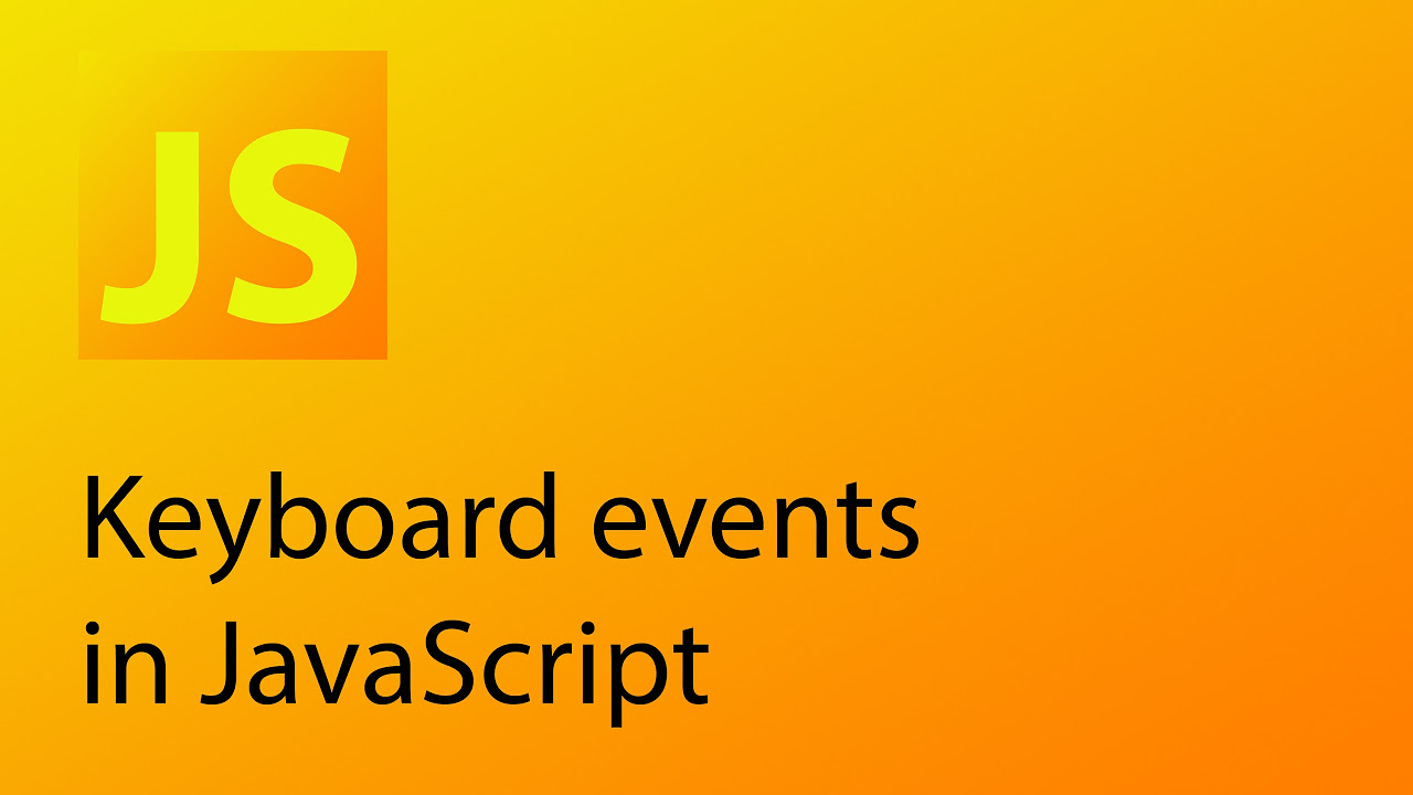 onkeypress คือ  2022 New  JavaScript Tutorial 32 - Keyboard events in JavaScript