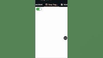 How to make a Toggle button in CSS