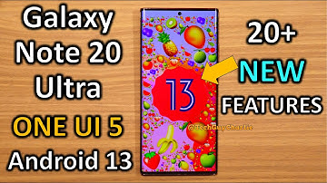 Galaxy Note 20 Ultra Android 13 One UI 5 update! 20+ NEW features 😍