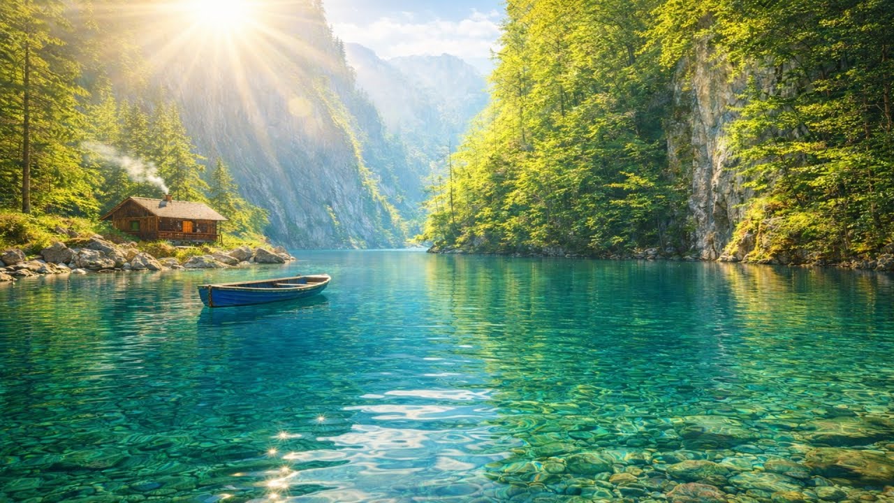 **Мягкая музыка успокаивает нервную систему и освежает душу 🌿Музыка исцеляет сердце и разум.**