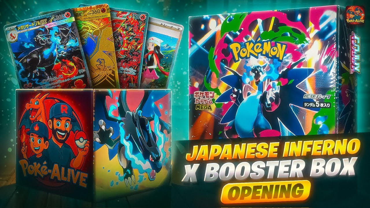 Japanese Inferno X Booster Box Opening! Insane Pulls Pokémon, Special Art Rares & First Look!🇯🇵