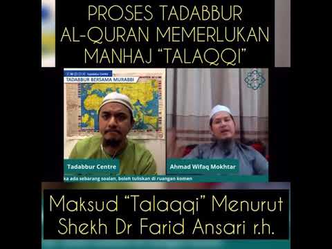 Kepentingan “Talaqqi” Untuk Tadabbur