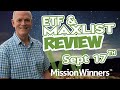Weekly ETF Market Evaluation &amp; MAXLIST Review - Sep 17 2023