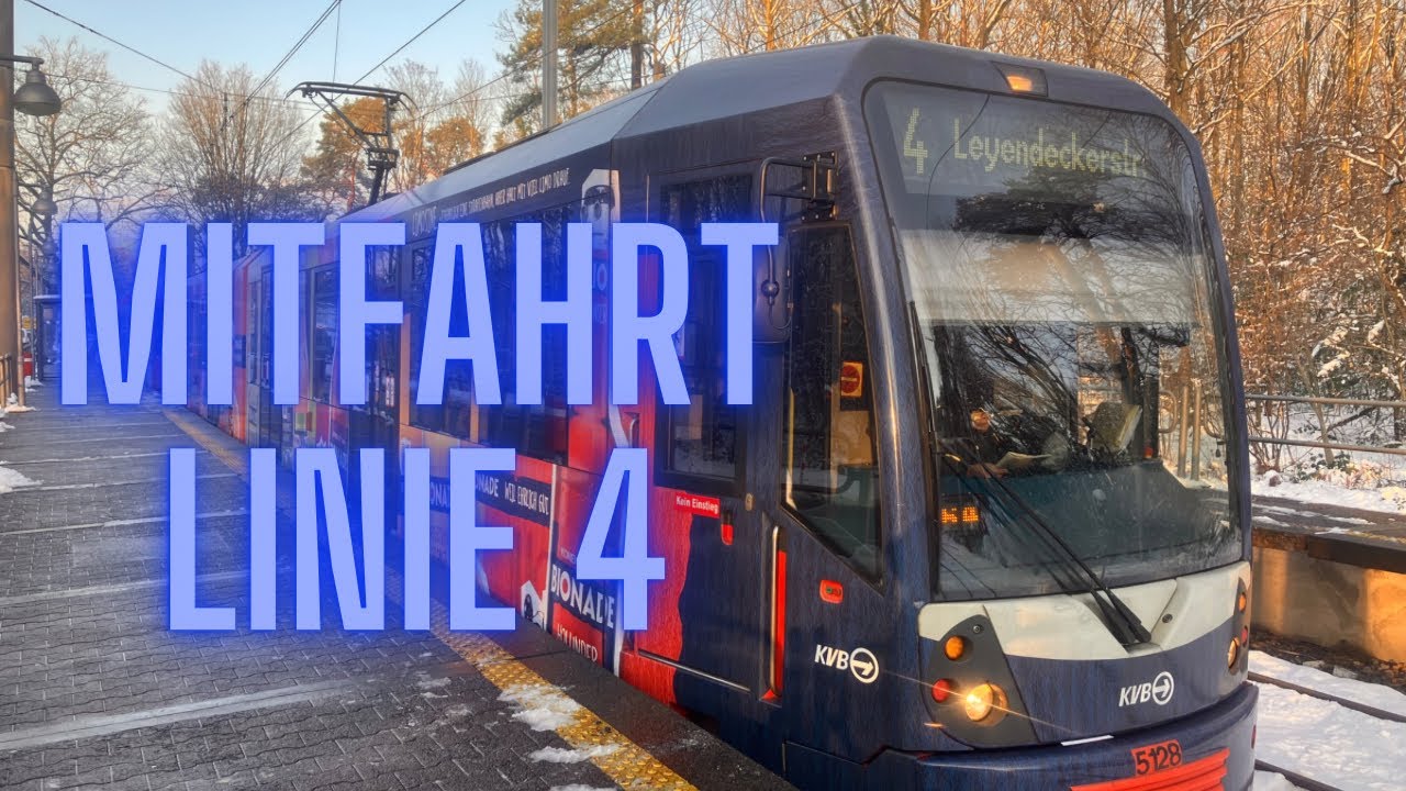 Mitfahrt Linie 4 | K5000 | Schlebusch - Koelnmesse | (Stadtbahn Köln)
