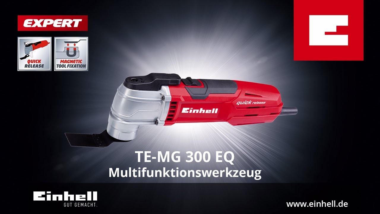 TE-MG 300 EQ Multifunktionswerkzeug - Quick Release Funktion - YouTube