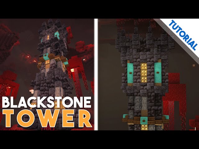 Feverr ~ on Instagram: “Tutorial: Blackstone fortress! 1.16 has some  amazing blocks. Blackstone can really make some…