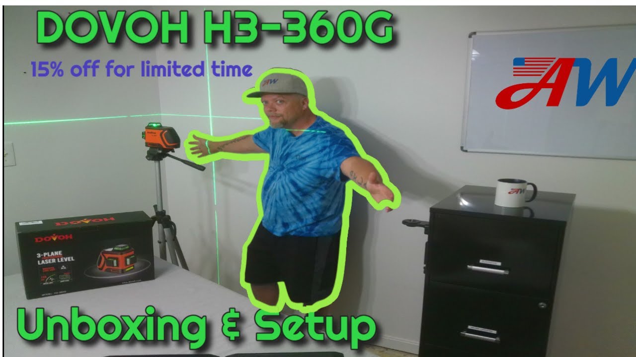 Get An Inside Look At The DOVOH H3-360g Laser Level With Our Unboxing Video!