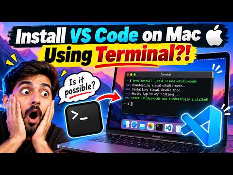 How to Install Visual Studio Code on Mac Using Terminal | Homebrew VS Code Setup