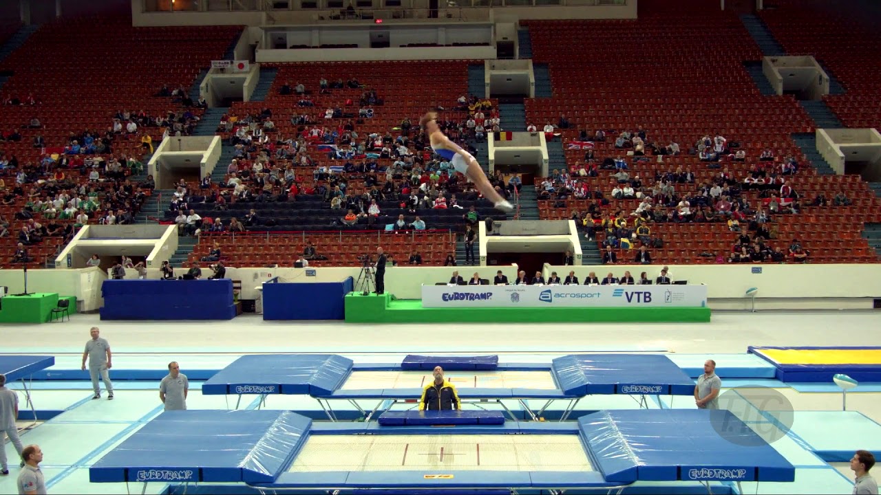 artistic travel HOLGERSSON Felix (SWE) - 2018 Trampoline Worlds, St. Petersburg (RUS) - Qualification Trampoline R1