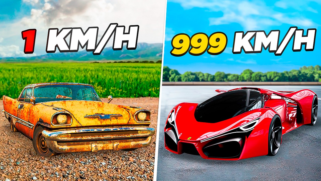 GTA 5 pero Cada vez que CHOCO mi AUTO SE HACE MÁS RAPIDO !! 🚘📈