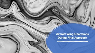 Aircraft Wing Processes During Final Approach