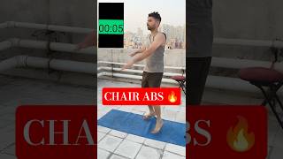 💪 Chair Abs Exercise at Home | Burn Belly Fat Fast!#ChairAbsWorkout #AbsWorkout #ChairWorkout