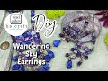 Beading Basics! Wire Wrapped Bohemian DIY Chandelier Earrings! Jewelry Making Made Easy!