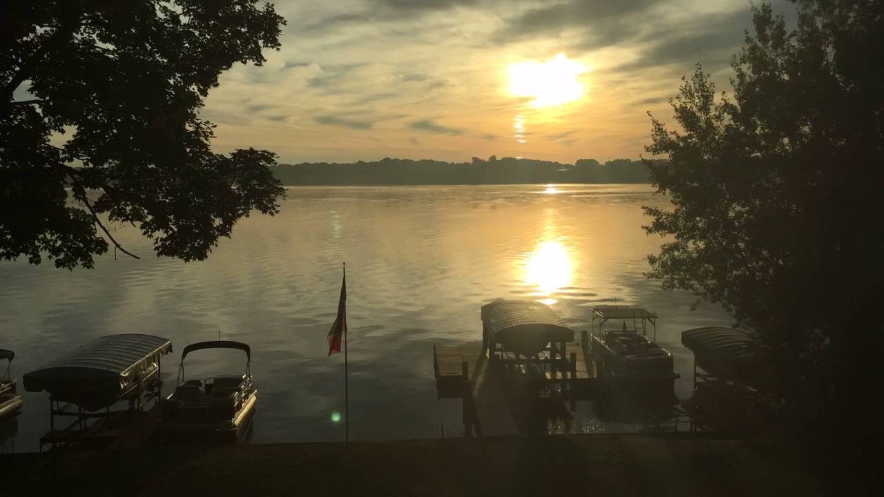 Indian Lake Michigan Sunrise July 2, 2016 YouTube