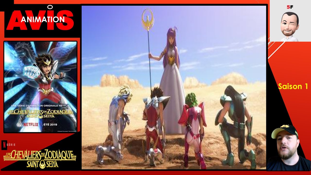 Avis critique Les Chevaliers du zodiaque Saison 1 NETFLIX - YouTube