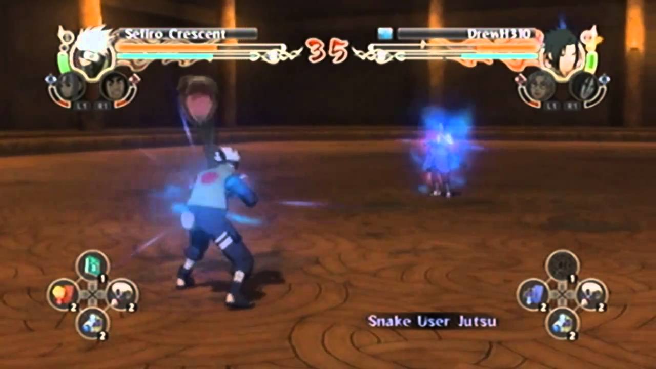 Naruto Ultimate Ninja Storm 2 Sefiro Crescent Vs DrewH310 (Round  9)