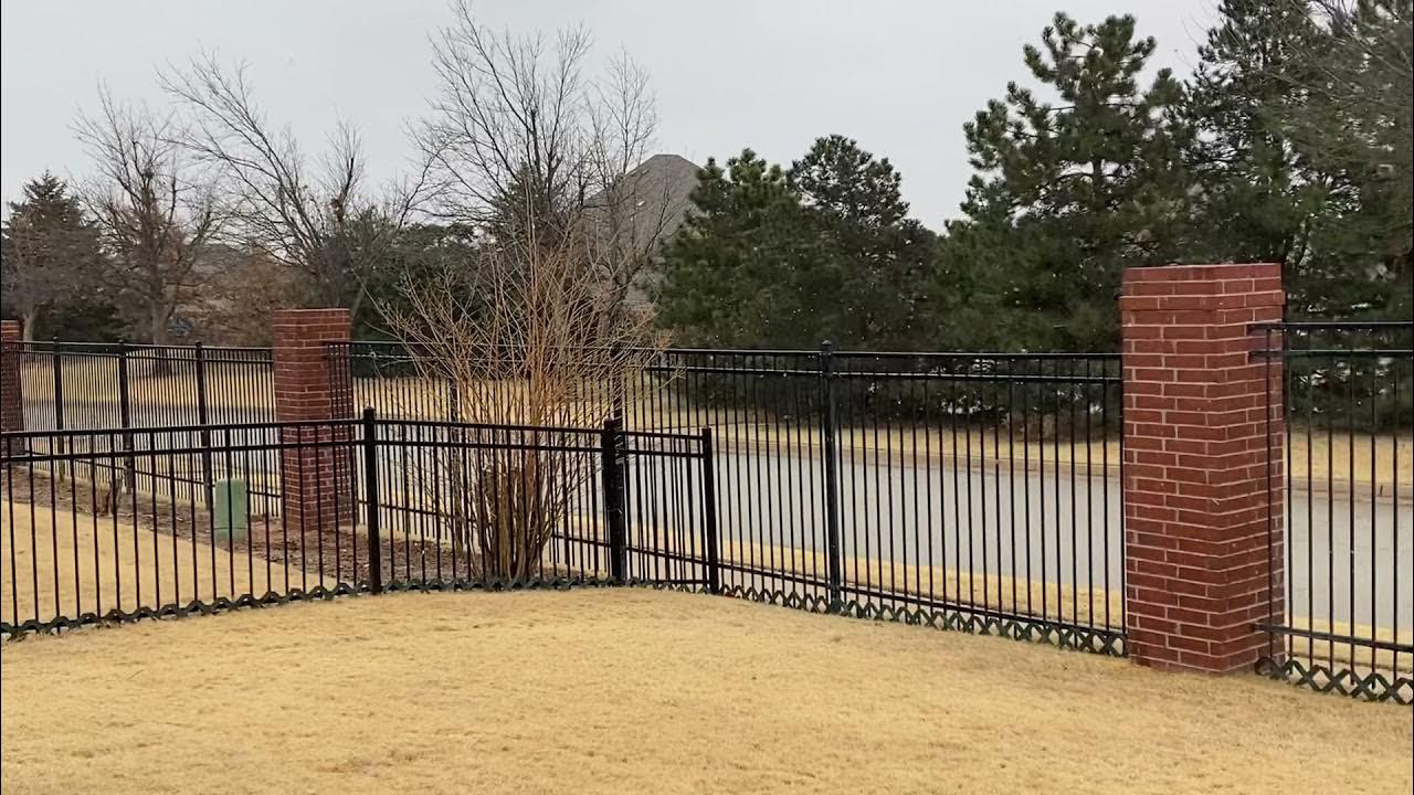Snow Flurries Edmond Oklahoma January 1, 2022 YouTube