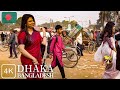 🇧🇩Dhaka, Bangladesh Walking Tour - most crowded city in the world | 4K 2023 (ঢাকা, বাংলাদেশ)