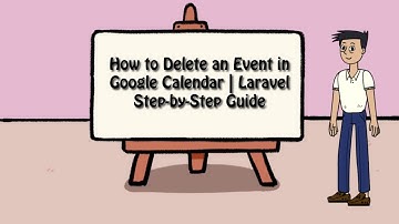 How to Delete an Event in Google Calendar | Laravel Step by Step Guide