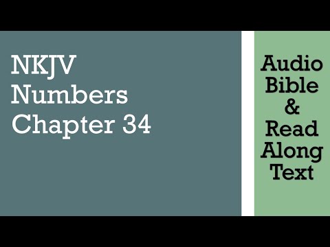 Numbers 34 NKJV Audio Bible Text
