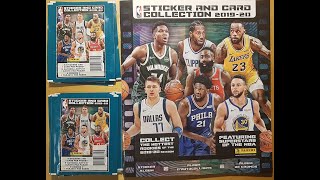 2019-20 Panini NBA Stickers Collection Box Break and Album Review