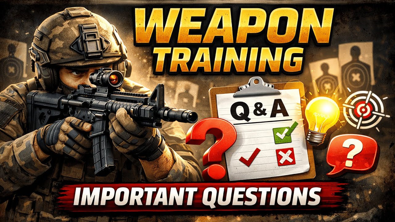 Question Answer Series | Weapon Training | Bilingual MCQ's | Revision | NCC | Practice IMP Questions