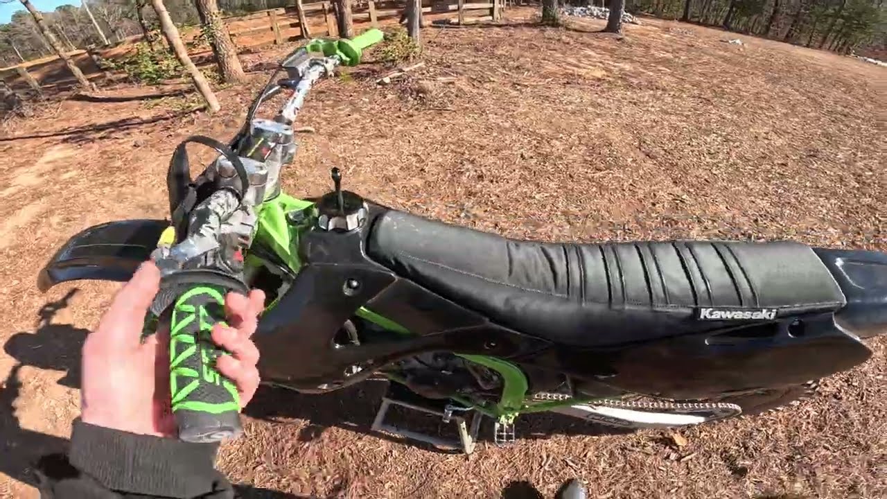 Riding my brand new 125 at ncmp