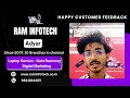 ⭐#laptoprepair customer feedback in #adyar Surfaraj shares experience #raminfotech #chennai #hinge