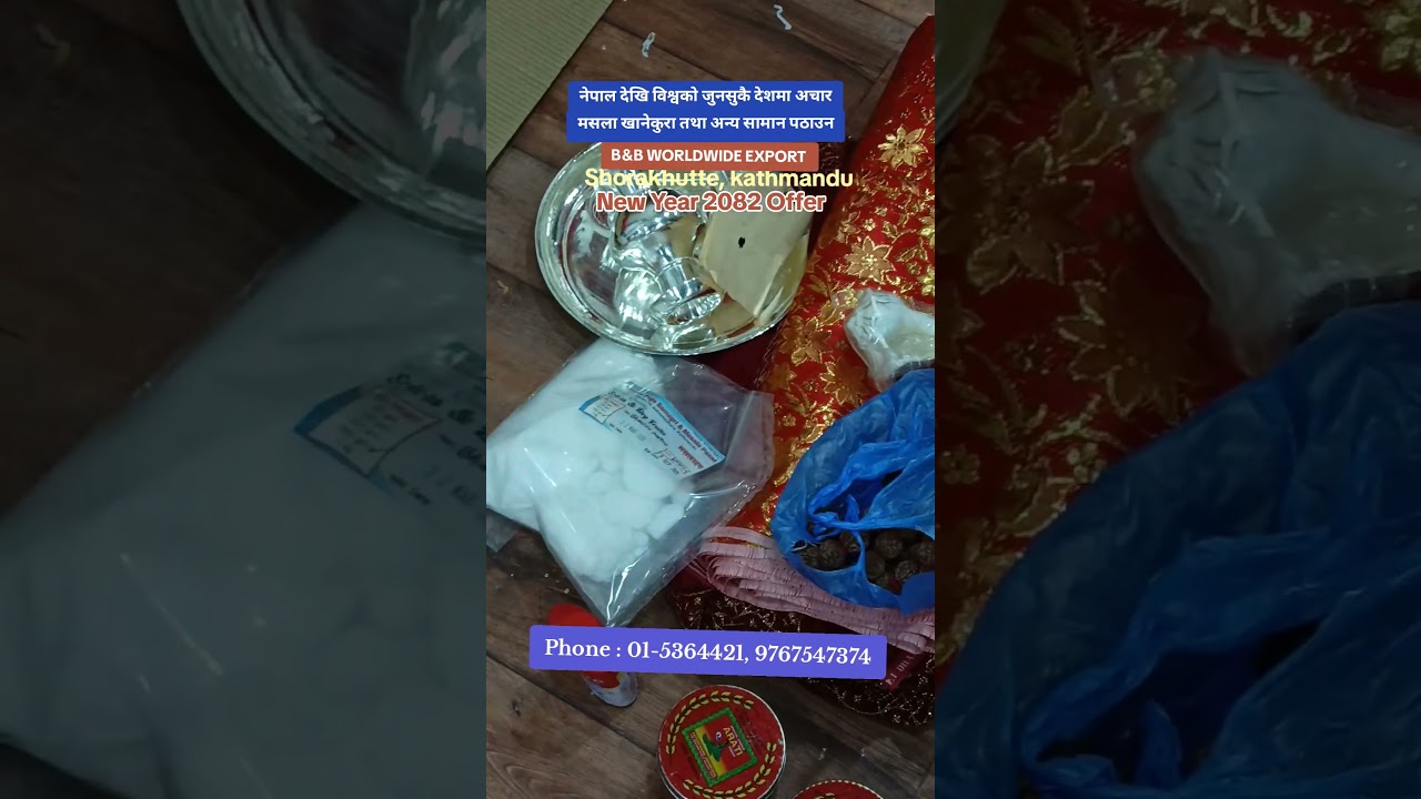 B&B Worldwide Export Nepal cargo courier 