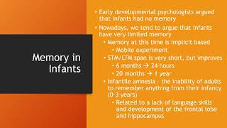 Module 6 Part 2   Memory and Thinking Develoment   Lifespan Development Recording